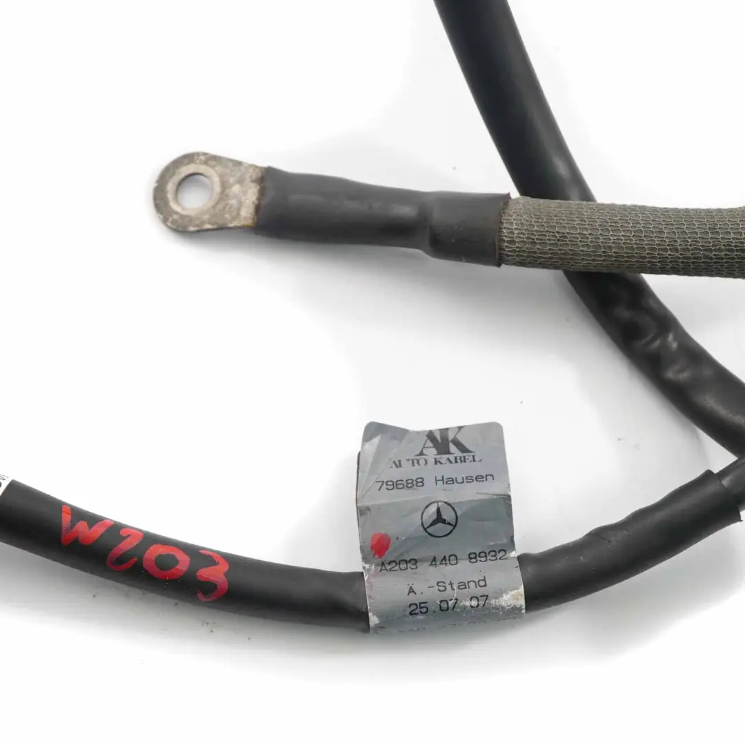 Mercedes W203 Battery Starter Wiring Harness Cable - SKU rhd-A2034408932 - Part number A2034408932
