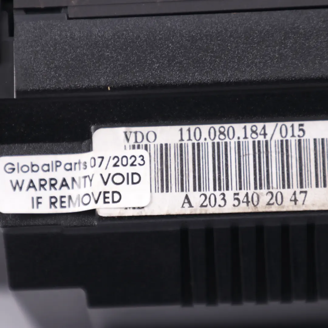 Instrument Cluster Speedo Clocks Automatic to Mercedes W203 Diesel with Part number A2035402047 Mercedes W203 Diesel Instrument Cluster Speedo Clocks Automatic - SKU rhd-A2035402047 - Part number A2035402047