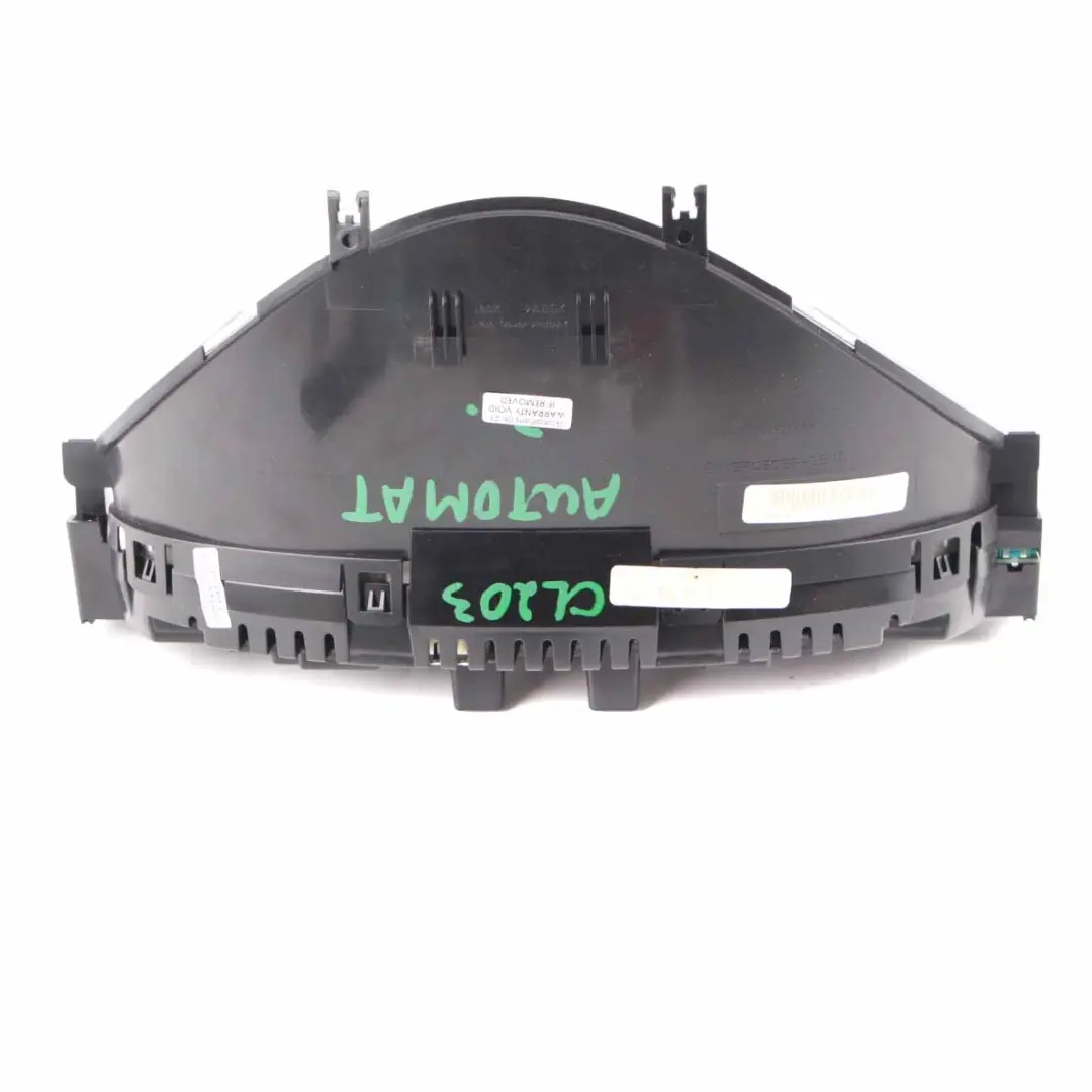 Instrument Cluster Speedo Clocks Automatic to Mercedes W203 Petrol with Part number A2035404648 Mercedes W203 Petrol Instrument Cluster Speedo Clocks Automatic - SKU rhd-A2035404648 - Part number A2035404648