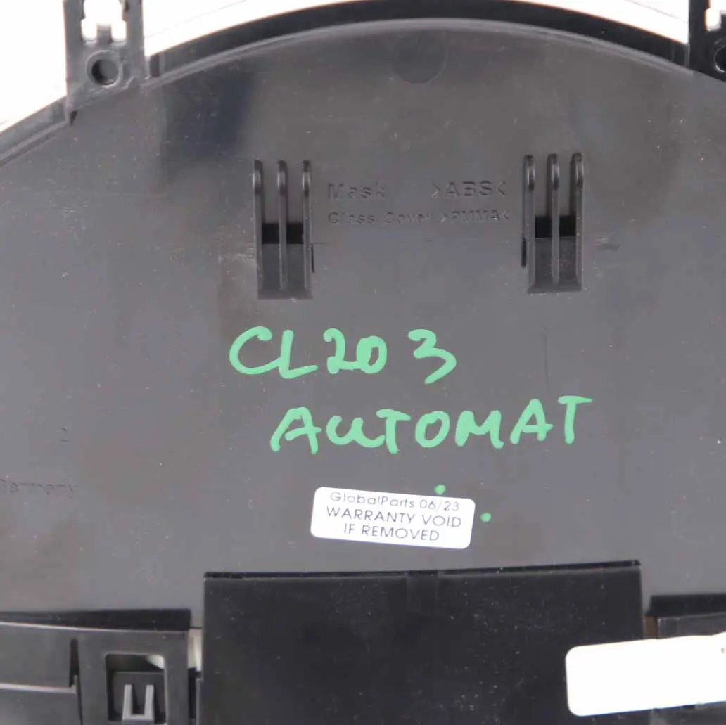 CL2023 Diesel Instrument Cluster Speedo Clocks Automatic to Mercedes with Part number A2035407048 Mercedes CL2023 Diesel Instrument Cluster Speedo Clocks Automatic - SKU rhd-A2035407048 - Part number A2035407048