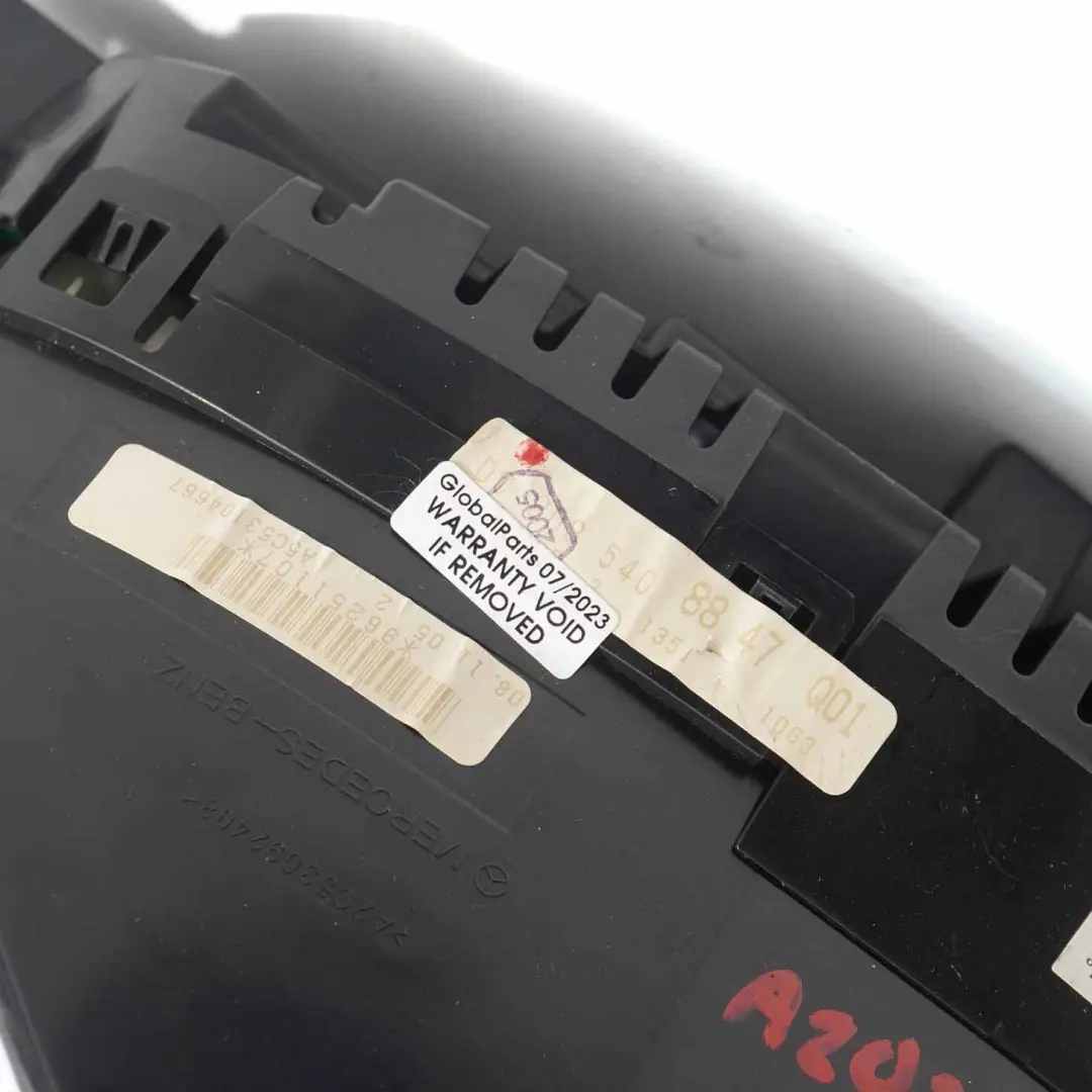 Instrument Cluster Speedo Clocks Automatic to Mercedes W203 Petrol with Part number A2035407548 Mercedes W203 Petrol Instrument Cluster Speedo Clocks Automatic - SKU rhd-A2035407548 - Part number A2035407548