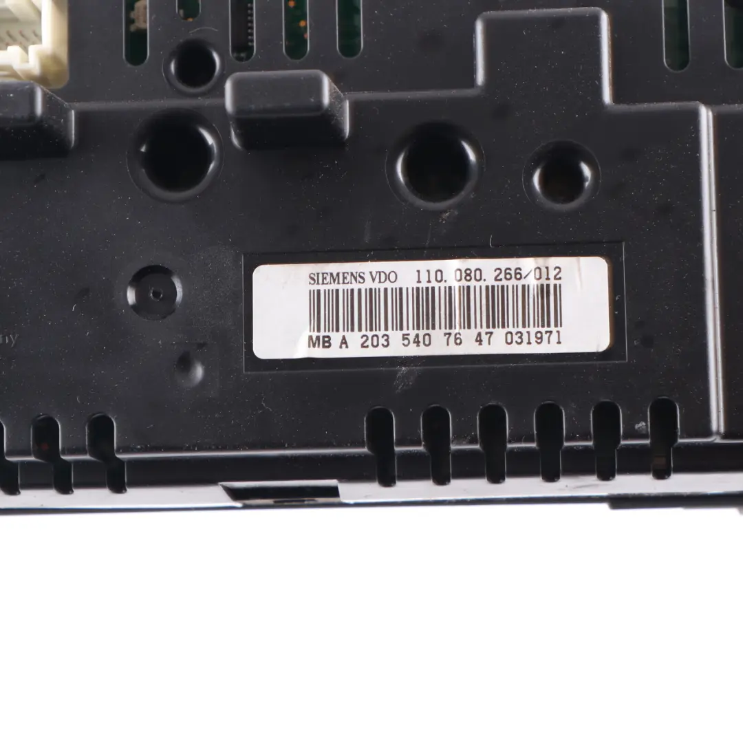 Instrument Cluster Speedo Clocks Automatic to Mercedes W203 Diesel with Part number A2035407647 Mercedes W203 Diesel Instrument Cluster Speedo Clocks Automatic - SKU rhd-A2035407647-1 - Part number A2035407647