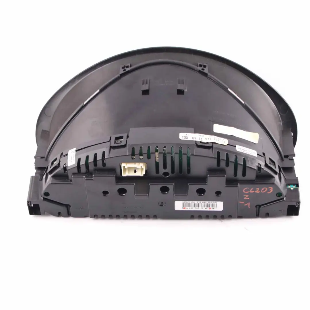  Instrument Cluster Mercedes CLC CL203 Speedo Clocks MPH Automatic - SKU rhd-A2035407748-1 - Part number A2035407748
