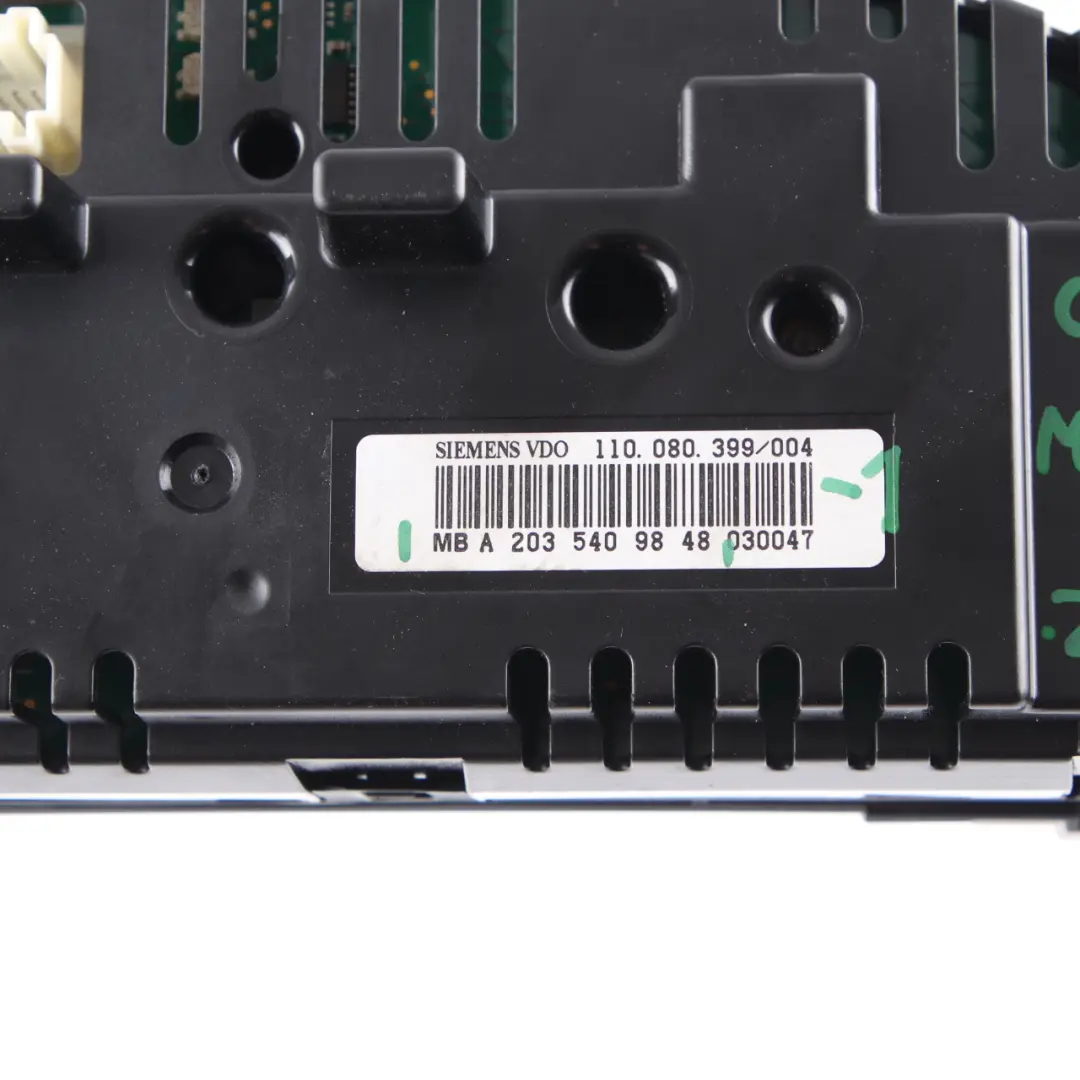 Instrument Cluster Speedo Clocks Manual Diesel to Mercedes CLC CL203 with Part number A2035409848 Mercedes CLC CL203 Instrument Cluster Speedo Clocks Manual Diesel - SKU rhd-A2035409848-1 - Part number A2035409848