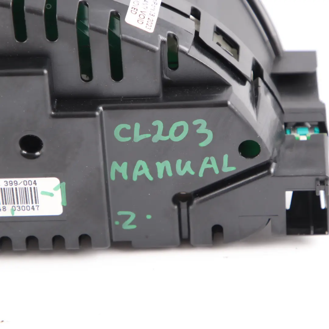 Instrument Cluster Speedo Clocks Manual Diesel to Mercedes CLC CL203 with Part number A2035409848 Mercedes CLC CL203 Instrument Cluster Speedo Clocks Manual Diesel - SKU rhd-A2035409848-1 - Part number A2035409848
