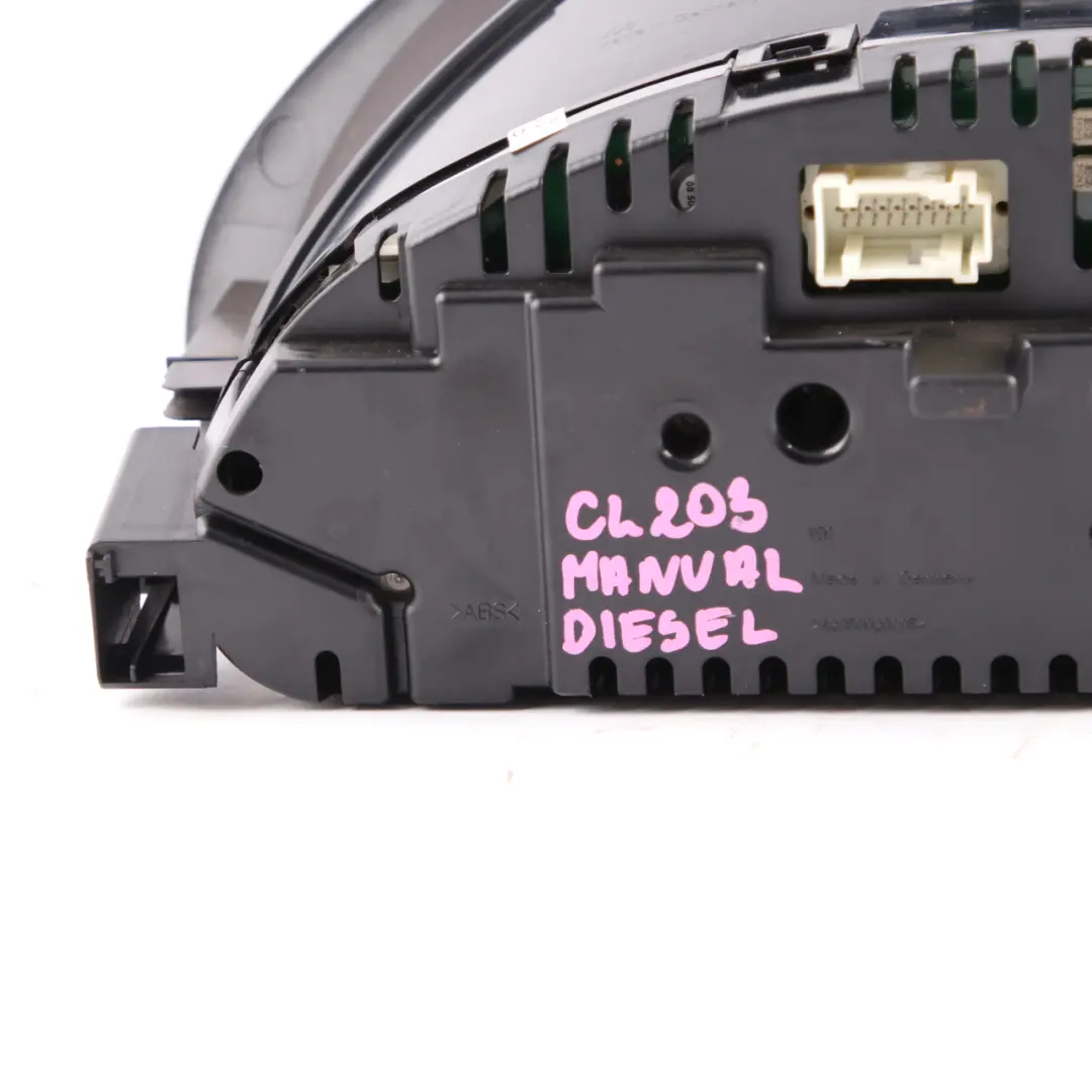  Instrument Cluster Mercedes CL203 Speedo Clocks MPH Manual Diesel - SKU rhd-A2035409848 - Part number A2035409848