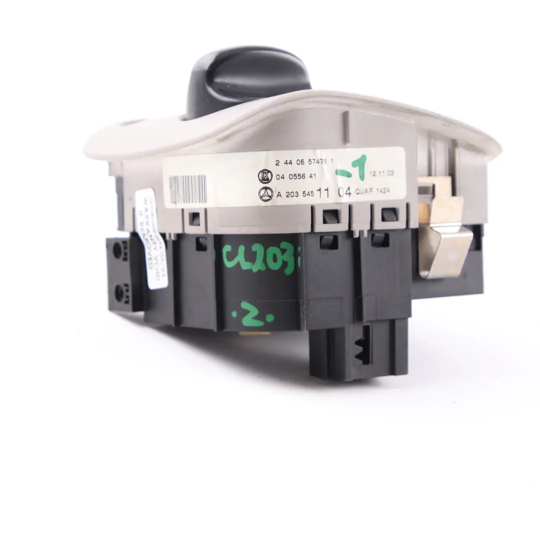  Headlight Switch Mercedes CLK W203 W209 Light Control Unit Panel - SKU rhd-A2035451104-1 - Part number A2035451104