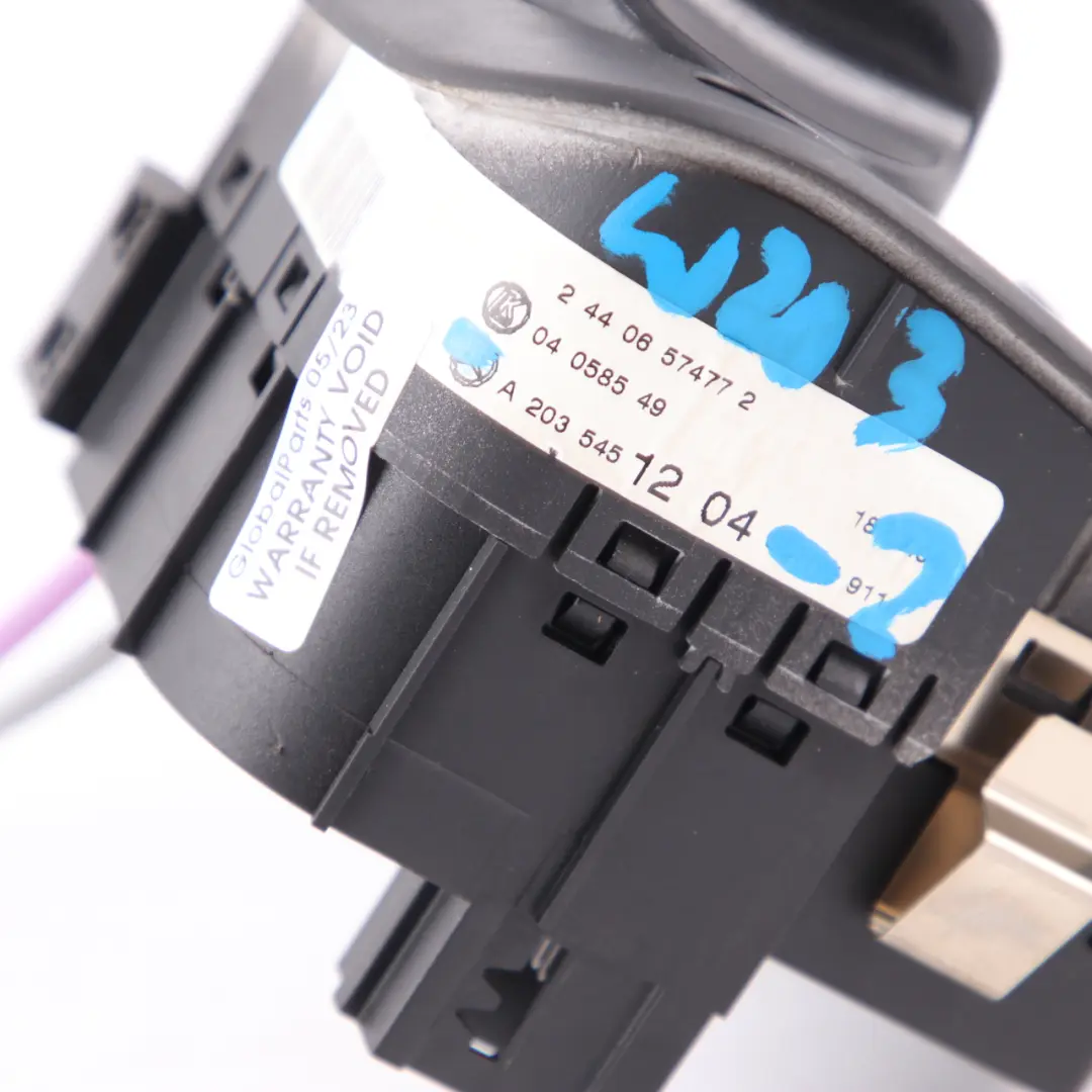 Mercedes W203 CL203 C209 Headlight Switch Unit Button Black - SKU rhd-A2035451204-2 - Part number A2035451204