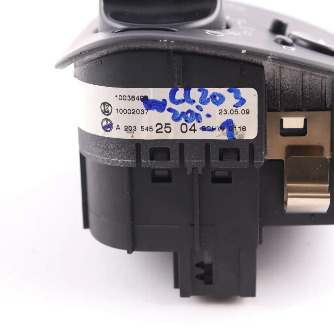 Light Switch Mercedes CL203 Headlight Switch Unit Button to with Part number A2035452504 Light Switch Mercedes CL203 Headlight Switch Unit Button - SKU rhd-A2035452504-1 - Part number A2035452504