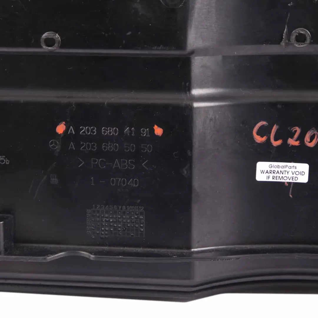  Glove Box Mercedes CL203 Black Interior Storage Cover Trim Panel A2036804191 - SKU rhd-A2036800998 - Part number A2036800998