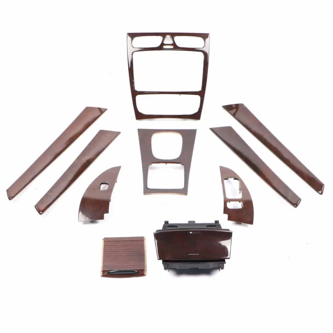 Centre Console Dashboard Trim Strip Dash Cover Panel Wood Set to Mercedes W203 with Part number A2036804639 Mercedes W203 Centre Console Dashboard Trim Strip Dash Cover Panel Wood Set - SKU rhd-A2036804639-1 - Part number A2036804639