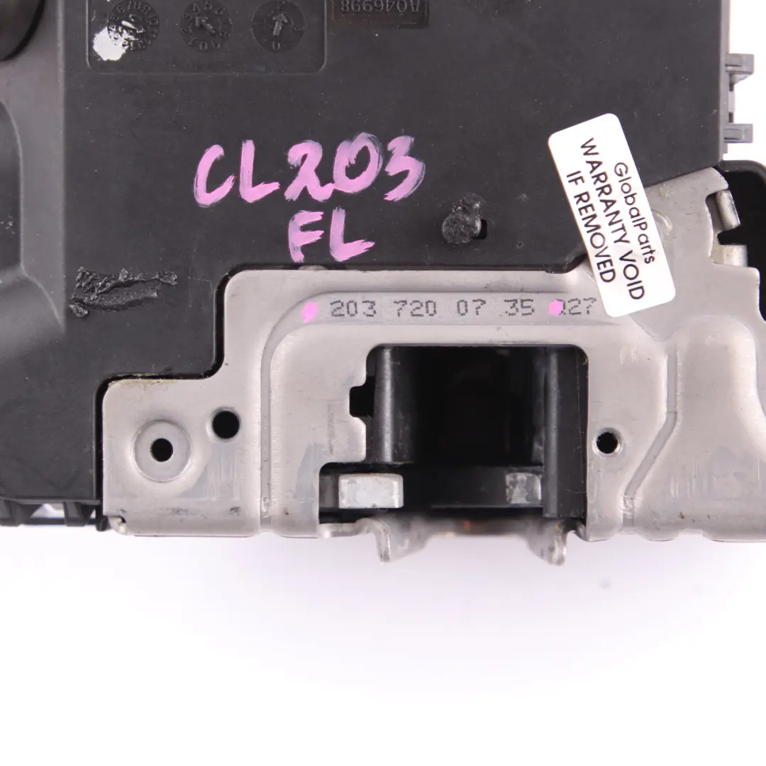 Front Left Door Lock Latch Mechanism Actuator to Mercedes CLC CL203 with Part number A2037200735 Mercedes CLC CL203 Front Left Door Lock Latch Mechanism Actuator - SKU rhd-A2037200735 - Part number A2037200735