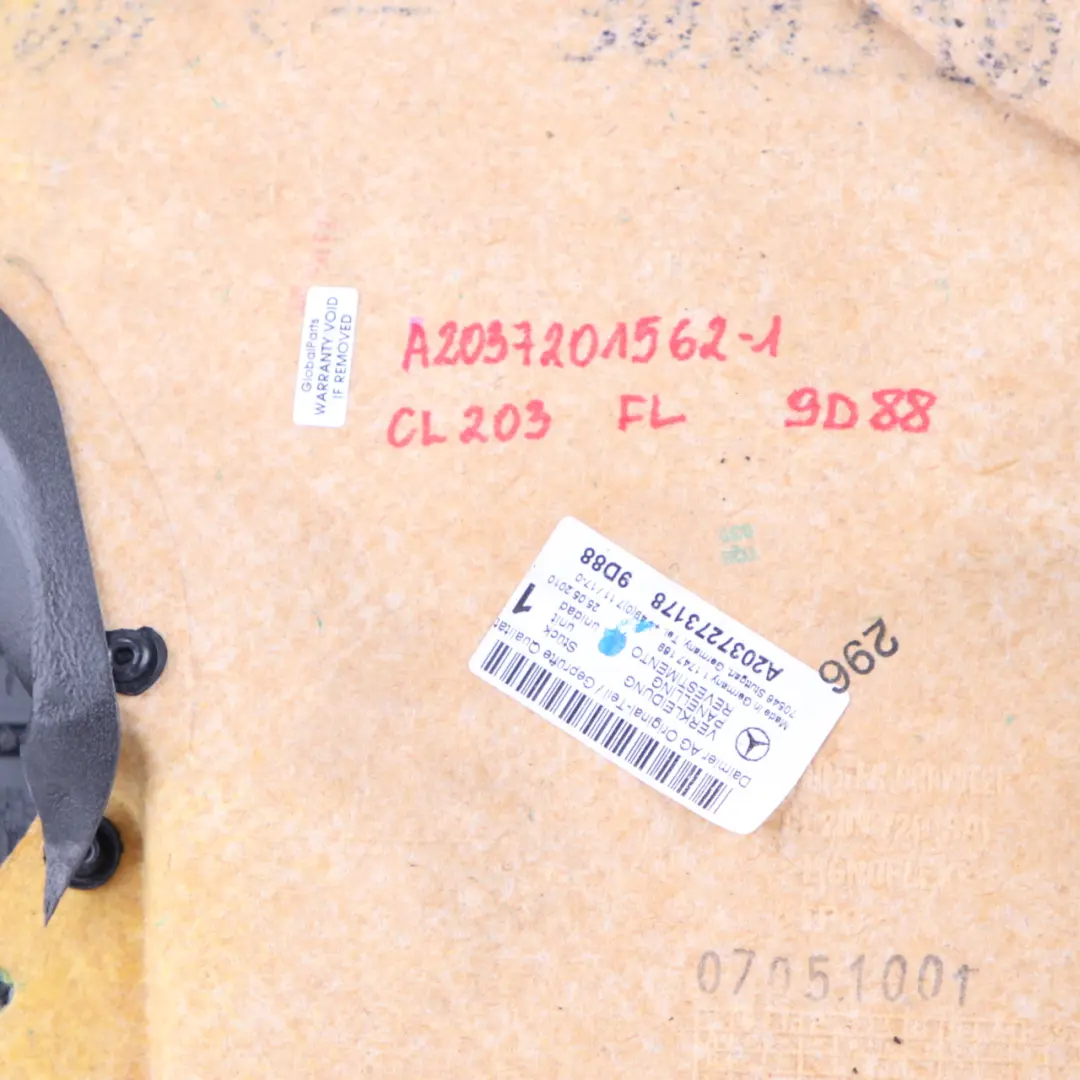 Door Card Front Left N/S Trim Panel Imitation Leather Black to Mercedes CLC CL203 with Part number A2037201562 Mercedes CLC CL203 Door Card Front Left N/S Trim Panel Imitation Leather Black - SKU rhd-A2037201562-1 - Part number A2037201562