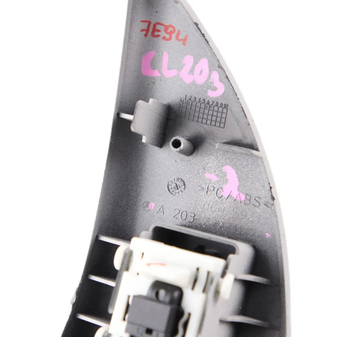 Switch Window Lifter Left N/S Electric Regulator Grey to Mercedes CL203 with Part number A2037271128 Mercedes CL203 Switch Window Lifter Left N/S Electric Regulator Grey - SKU rhd-A2037271128-2 - Part number A2037271128