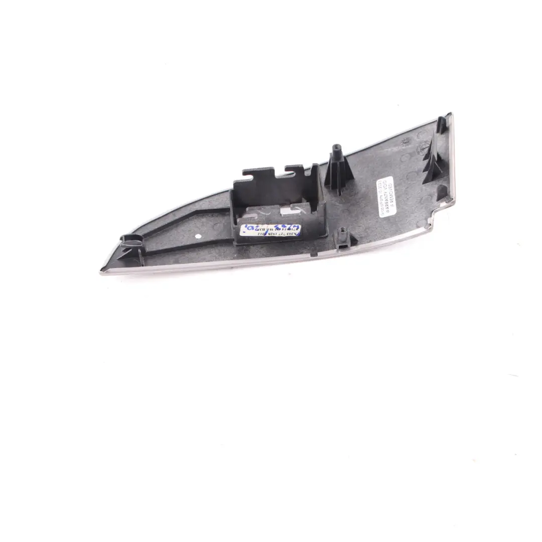 Window Lifter Switch Trim Cover Front Left N/S Alu to Mercedes W203 with Part number A2037271928 Mercedes W203 Window Lifter Switch Trim Cover Front Left N/S Alu - SKU rhd-A2037271928 - Part number A2037271928