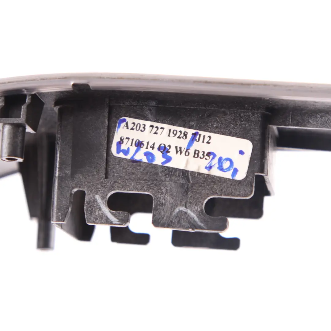Window Lifter Switch Trim Cover Front Left N/S Alu to Mercedes W203 with Part number A2037271928 Mercedes W203 Window Lifter Switch Trim Cover Front Left N/S Alu - SKU rhd-A2037271928 - Part number A2037271928