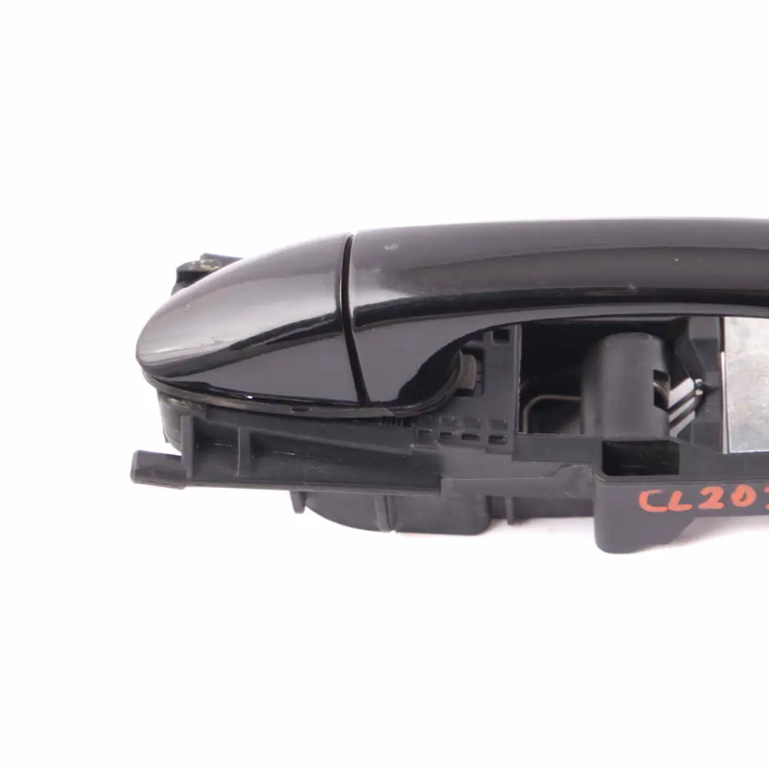  Door Handle Mercedes W203 Front Left N/S Grab Outside Obsidian Black 197U - SKU rhd-A2037600734-OB - Part number A2037600734