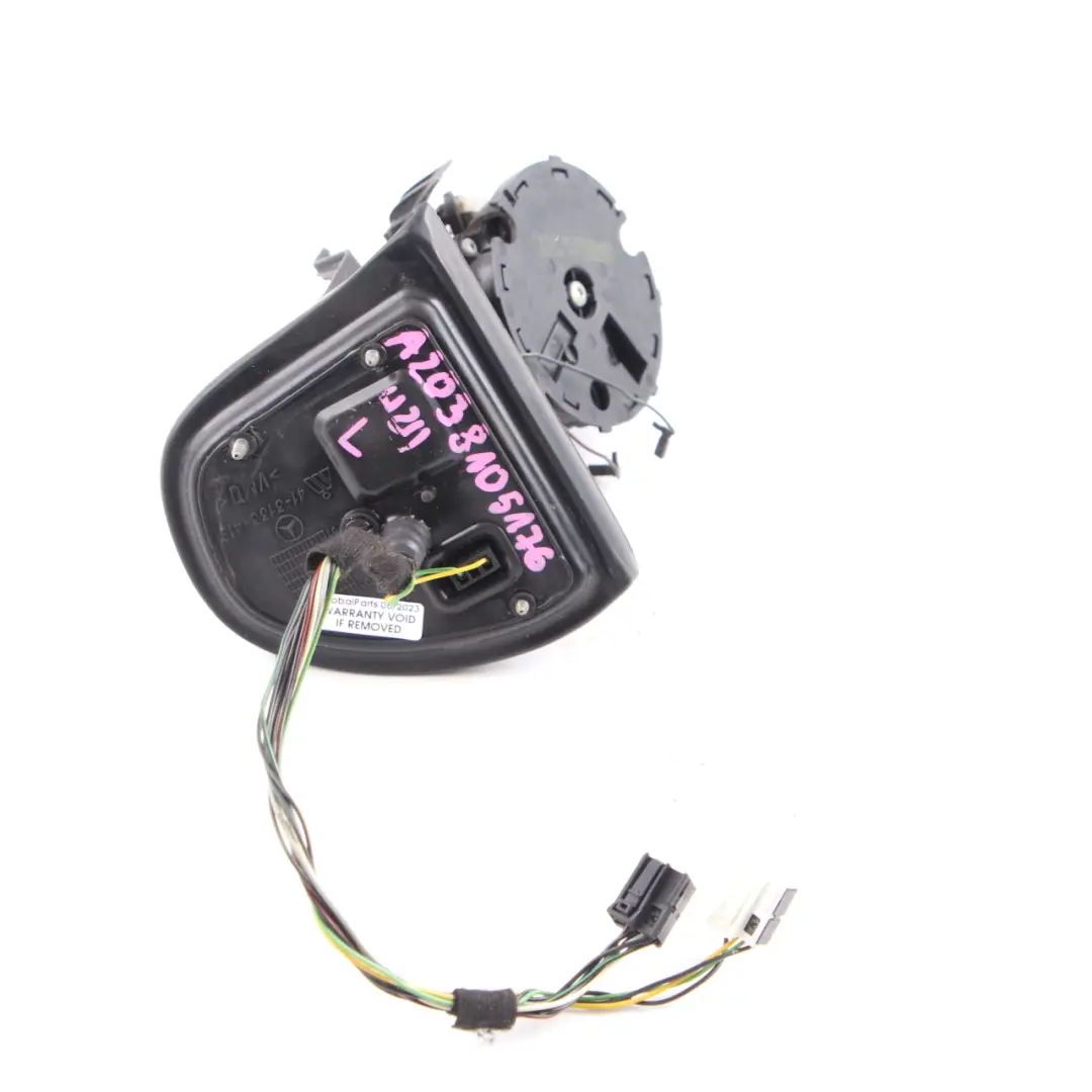 Mercedes W211 Wing Mirror Base Mount Left N/S Door Outside Power Fold - SKU rhd-A2038105176 - Part number A2038105176