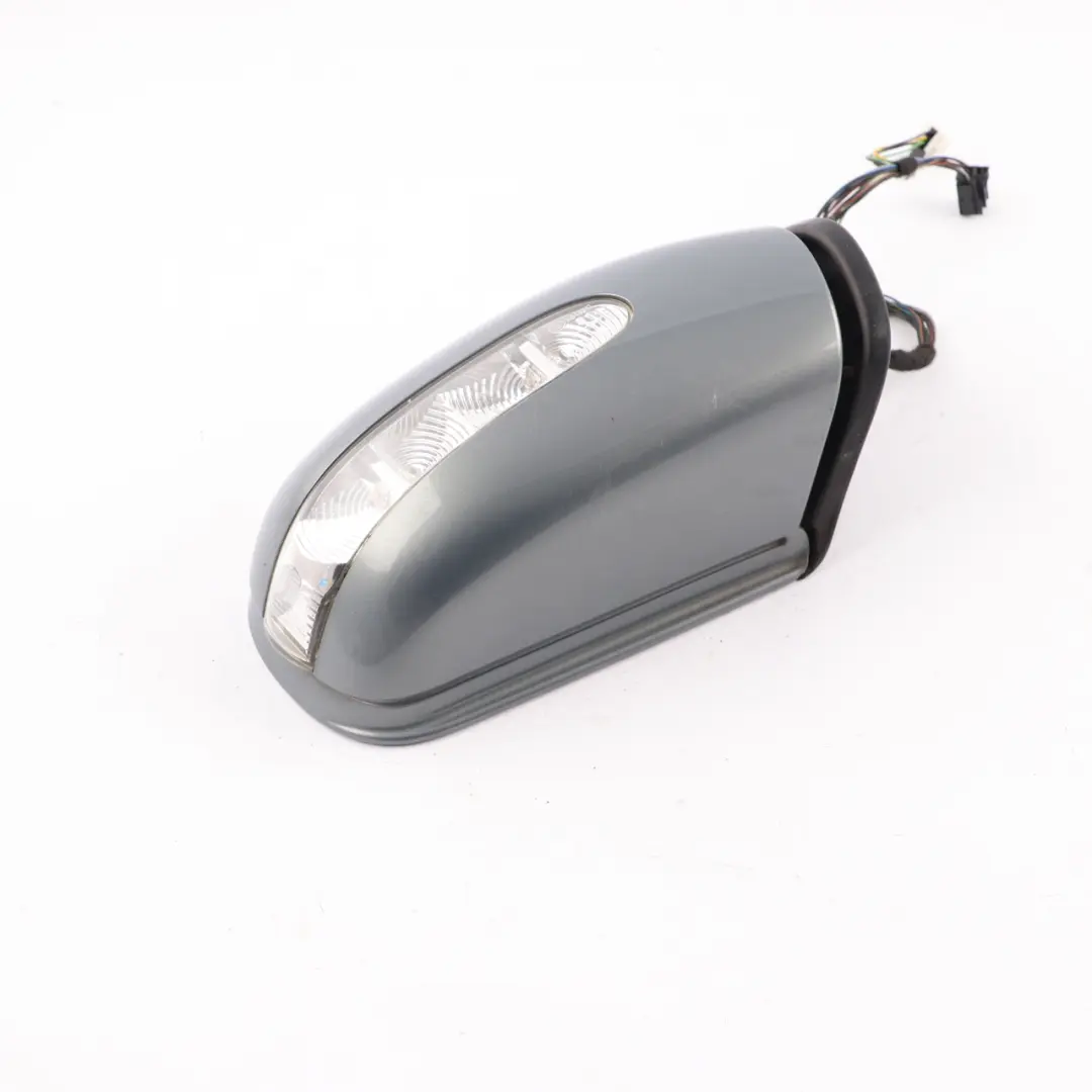 Mercedes W211 Wing Mirror Door Right O/S Auto Dip Power Fold Perlite Grey - 747 - SKU rhd-A2038105676-PGR - Part number A2038105676