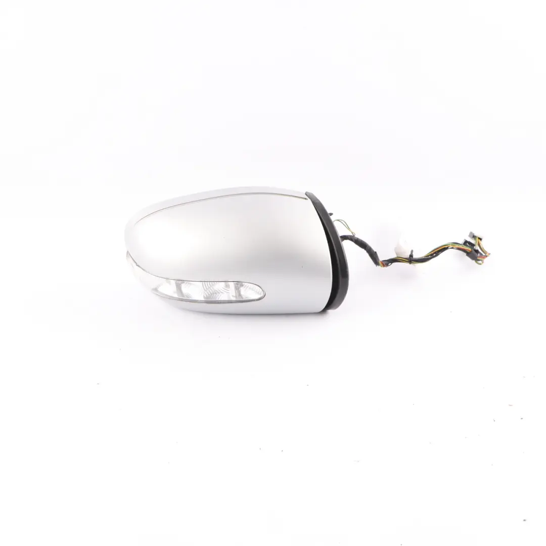 Wing Mirror Door Right O/S Power Fold Brilliant Silver - 9744 to Mercedes W211 with Part number A2038106276 Mercedes W211 Wing Mirror Door Right O/S Power Fold Brilliant Silver - 9744 - SKU rhd-A2038106276-BRS - Part number A2038106276