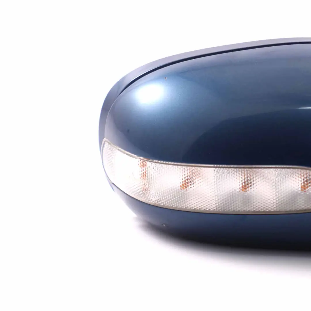 Wing Mirror Power Fold Door Right O/S Outside Jaspisblau Blue 345 to Mercedes W203 with Part number A2038106476 Mercedes W203 Wing Mirror Power Fold Door Right O/S Outside Jaspisblau Blue 345 - SKU rhd-A2038106476-JAS - Part number A2038106476