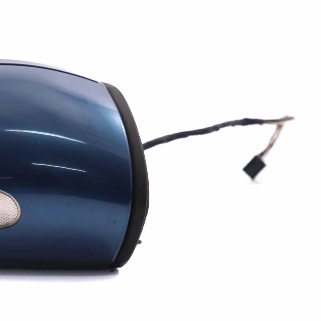 Wing Mirror Power Fold Door Right O/S Outside Jaspisblau Blue 345 to Mercedes W203 with Part number A2038106476 Mercedes W203 Wing Mirror Power Fold Door Right O/S Outside Jaspisblau Blue 345 - SKU rhd-A2038106476-JAS - Part number A2038106476
