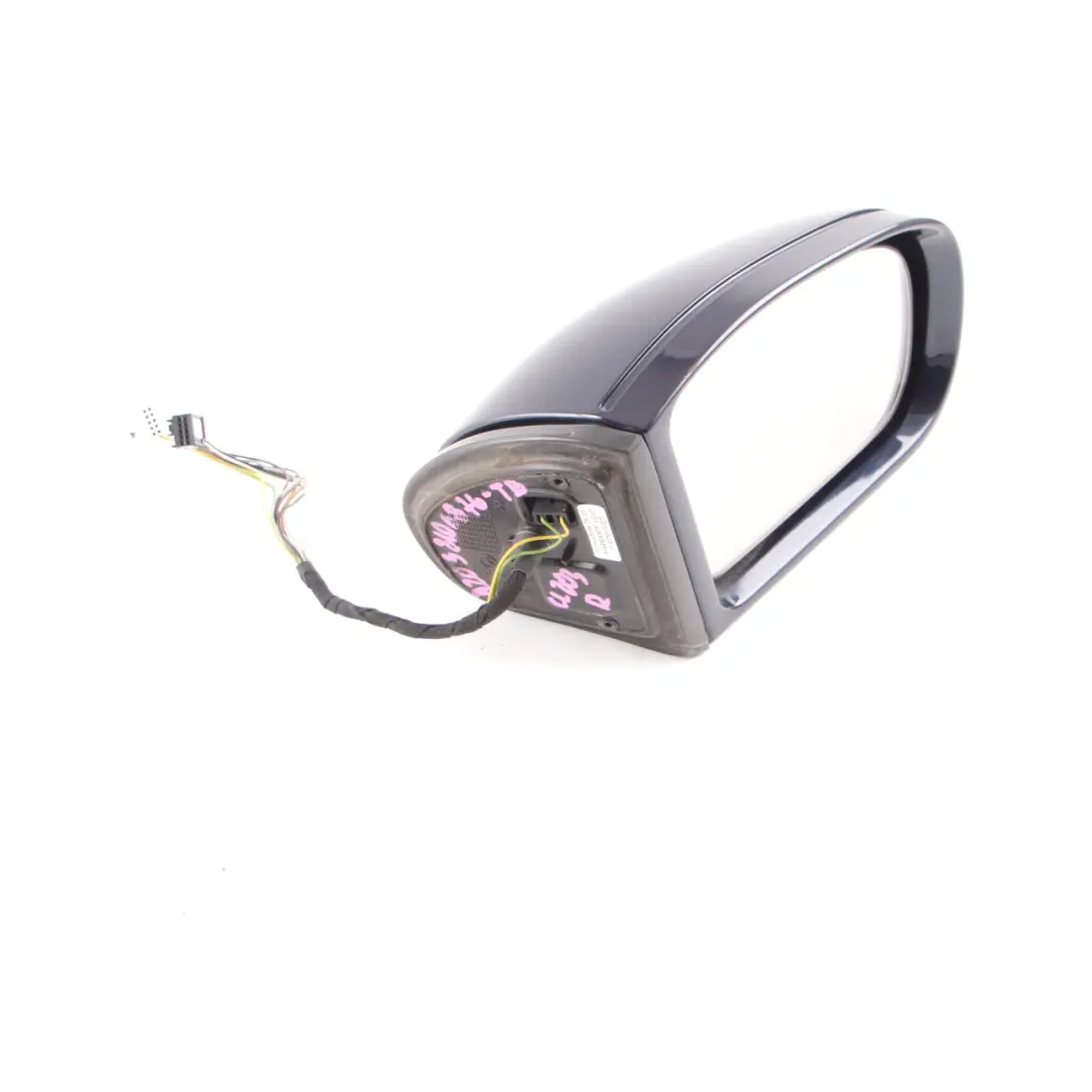 Mercedes W203 Wing Mirror Power Fold Door Right O/S Outside Tanzanite Blue - 359 - SKU rhd-A2038106476-TB - Part number A2038106476