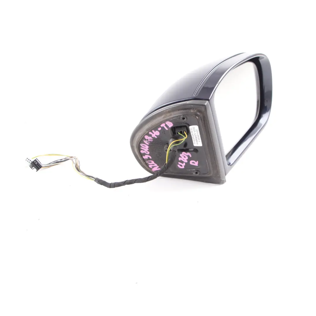 Wing Mirror Power Fold Door Right O/S Outside Tanzanite Blue - 359 to Mercedes W203 with Part number A2038106476 Mercedes W203 Wing Mirror Power Fold Door Right O/S Outside Tanzanite Blue - 359 - SKU rhd-A2038106476-TB - Part number A2038106476