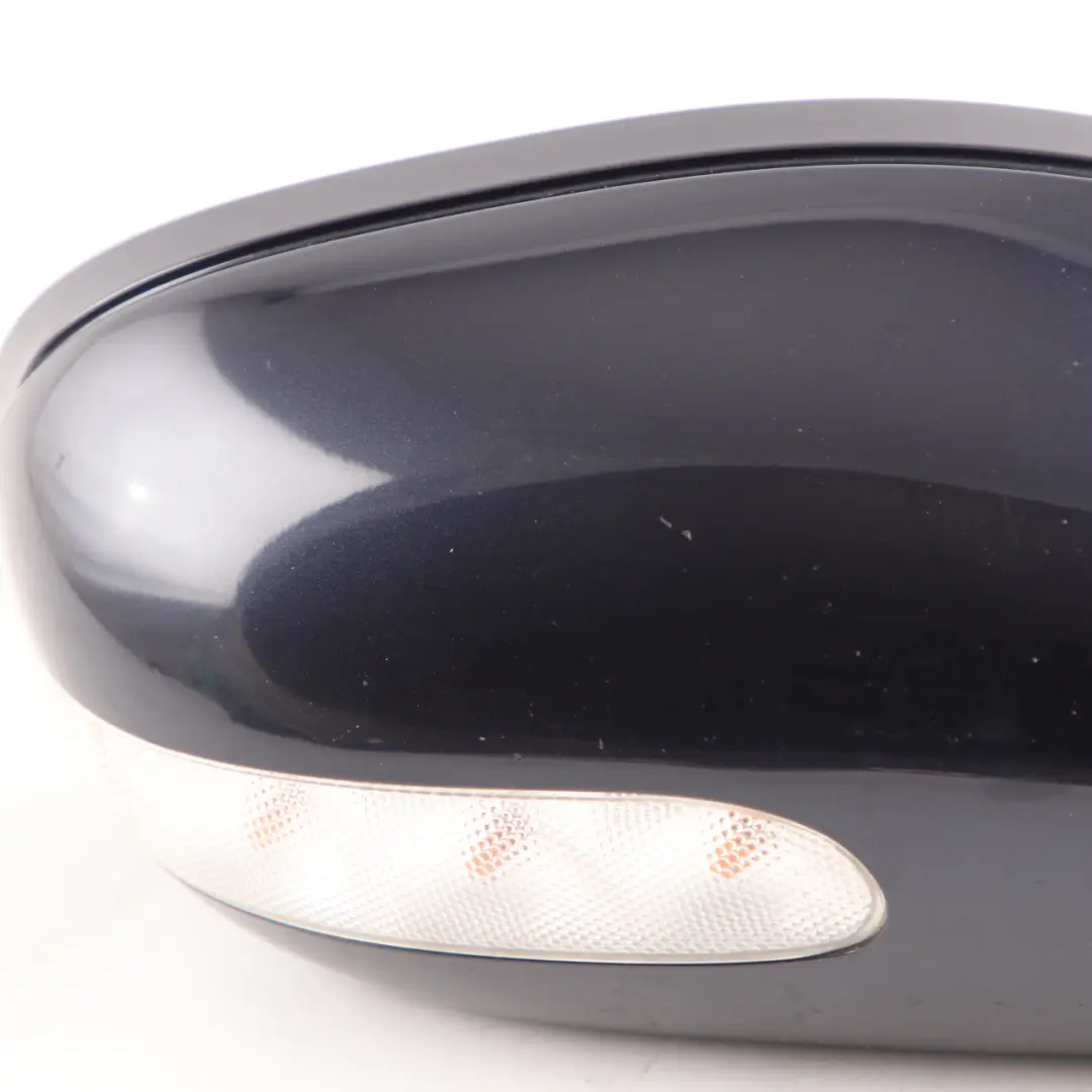 Mercedes W203 Wing Mirror Power Fold Door Right O/S Outside Tanzanite Blue - 359 - SKU rhd-A2038106476-TB - Part number A2038106476