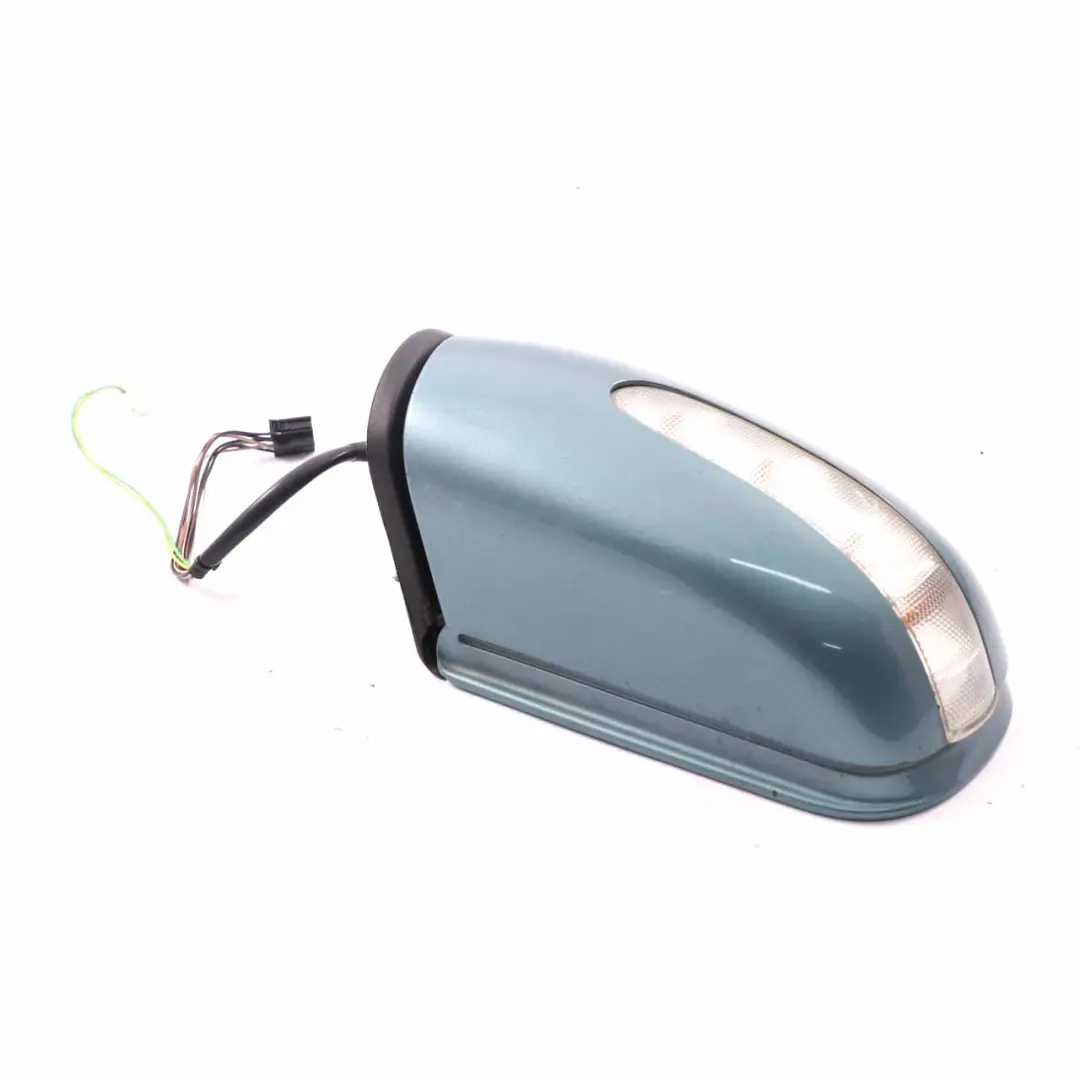 Wing Mirror Power Fold Door Left N/S Aragonite Blue - 941 to Mercedes W203 with Part number A2038106576 Mercedes W203 Wing Mirror Power Fold Door Left N/S Aragonite Blue - 941 - SKU rhd-A2038106576-ABM - Part number A2038106576