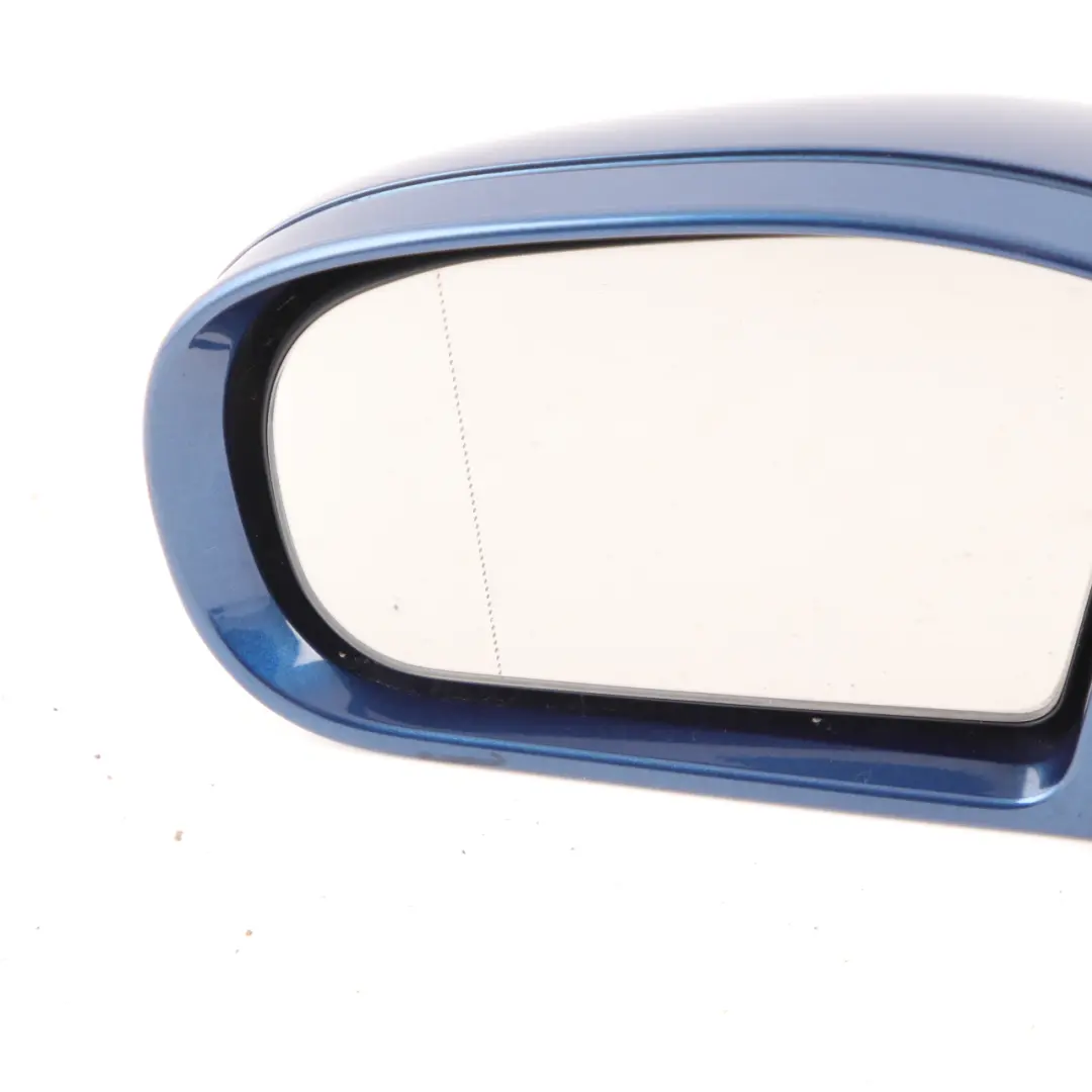 Wing Mirror Power Fold Door Left N/S Jaspis Blue Metallic - 345 to Mercedes W203 with Part number A2038106576 Mercedes W203 Wing Mirror Power Fold Door Left N/S Jaspis Blue Metallic - 345 - SKU rhd-A2038106576-JAR - Part number A2038106576