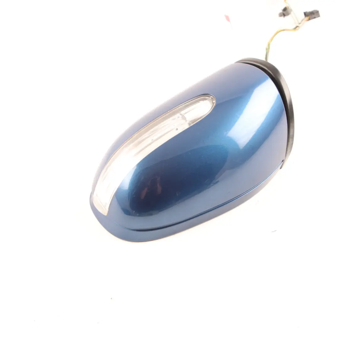 Wing Mirror Power Fold Door Left N/S Jaspis Blue Metallic - 345 to Mercedes W203 with Part number A2038106576 Mercedes W203 Wing Mirror Power Fold Door Left N/S Jaspis Blue Metallic - 345 - SKU rhd-A2038106576-JAR - Part number A2038106576