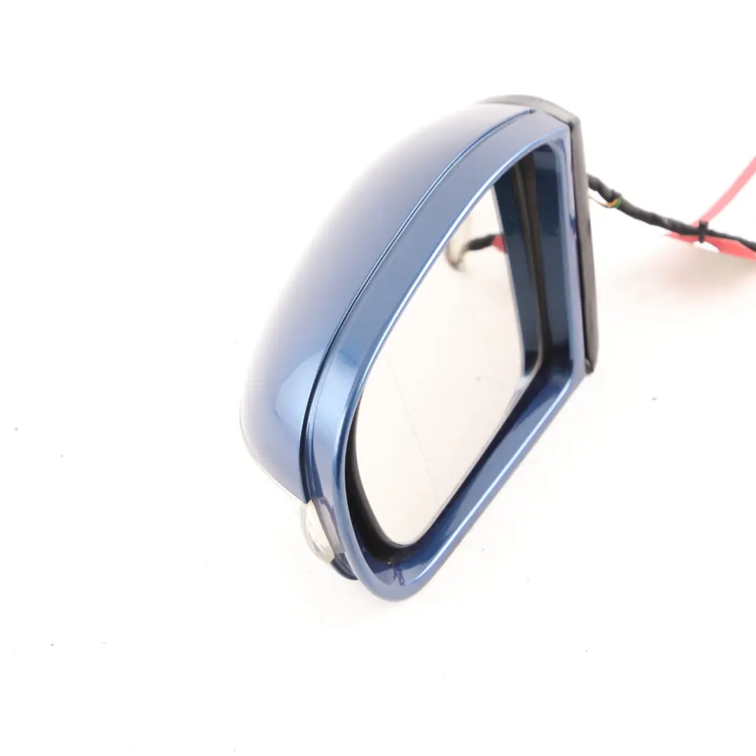 Mercedes W203 Wing Mirror Power Fold Door Left N/S Jaspis Blue Metallic - 345 - SKU rhd-A2038106576-JAR - Part number A2038106576
