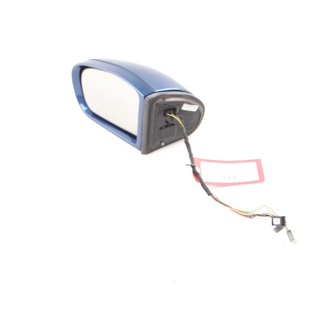 Mercedes W203 Wing Mirror Power Fold Door Left N/S Jaspis Blue Metallic - 345 - SKU rhd-A2038106576-JAR - Part number A2038106576