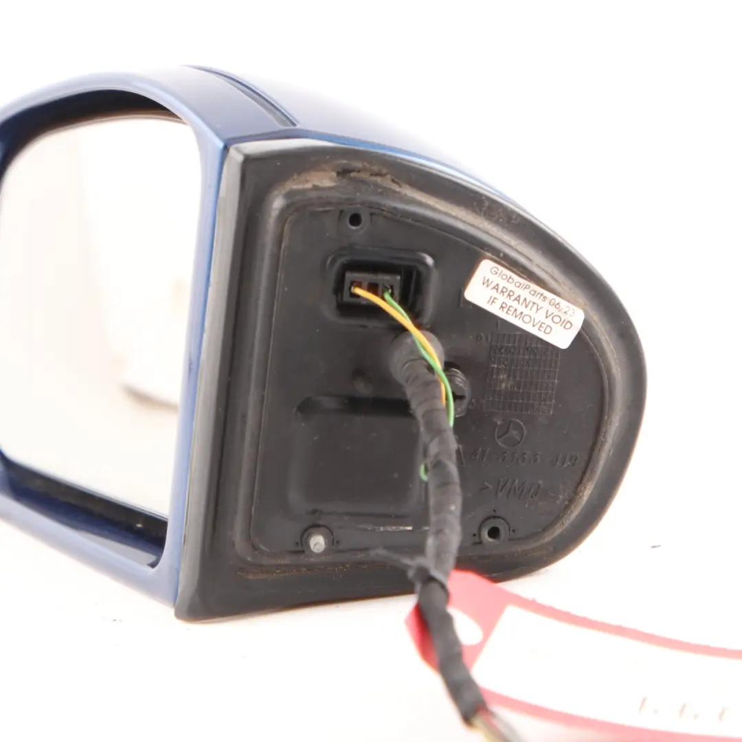 Mercedes W203 Wing Mirror Power Fold Door Left N/S Jaspis Blue Metallic - 345 - SKU rhd-A2038106576-JAR - Part number A2038106576
