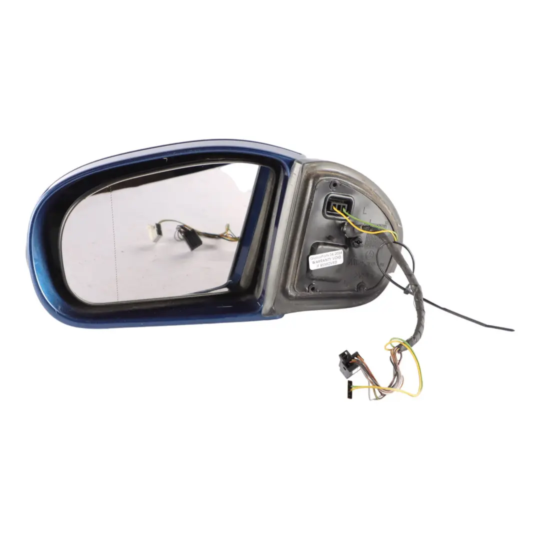 Wing Mirror Power Fold Door Left N/S Jaspis Blue Metallic - 345 to Mercedes W203 with Part number A2038106576 Mercedes W203 Wing Mirror Power Fold Door Left N/S Jaspis Blue Metallic - 345 - SKU rhd-A2038106576-JAS - Part number A2038106576
