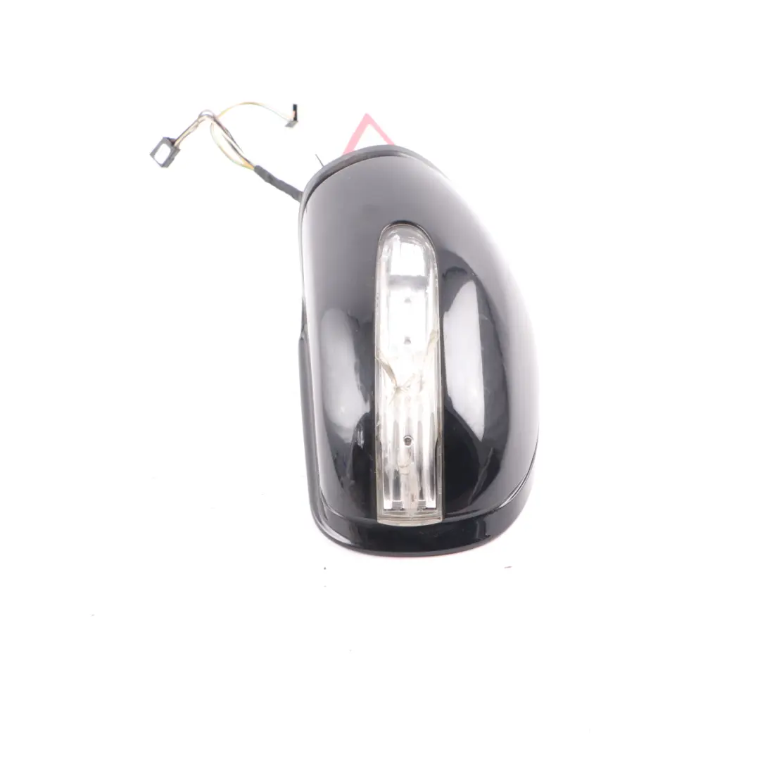 Mercedes W203 Wing Mirror Power Fold Door Left N/S Obsidian Black Metallic - 197 - SKU rhd-A2038106576-OB1 - Part number A2038106576