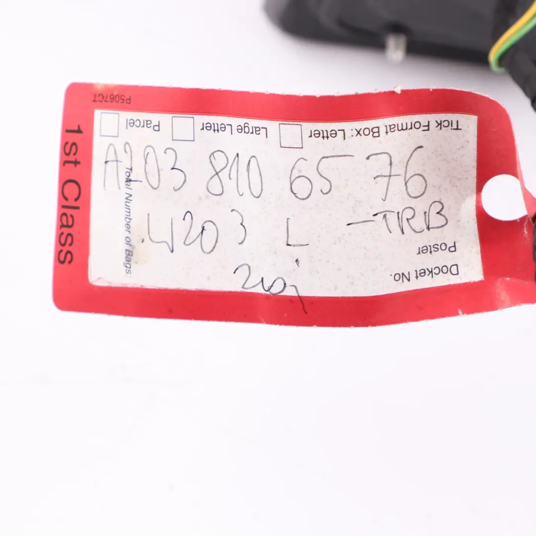 Wing Mirror Power Fold Door Left N/S Outside Travertine Beige 693 to Mercedes W203 with Part number A2038106576 Mercedes W203 Wing Mirror Power Fold Door Left N/S Outside Travertine Beige 693 - SKU rhd-A2038106576-TRB - Part number A2038106576