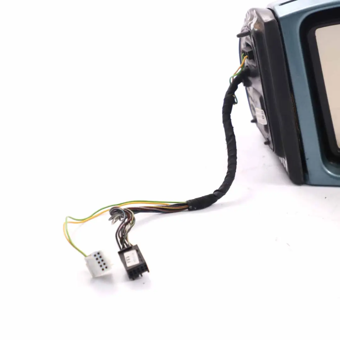 Wing Mirror Power Fold Door Right O/S Aragonite Blue - 941 to Mercedes W203 with Part number A2038107276 Mercedes W203 Wing Mirror Power Fold Door Right O/S Aragonite Blue - 941 - SKU rhd-A2038107276-ABM - Part number A2038107276