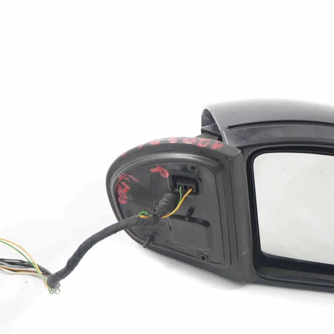 Wing Mirror Power Fold Door Right O/S Diamond Black Metallic - 768 to Mercedes W203 with Part number A2038107276 Mercedes W203 Wing Mirror Power Fold Door Right O/S Diamond Black Metallic - 768 - SKU rhd-A2038107276-DSCH - Part number A2038107276