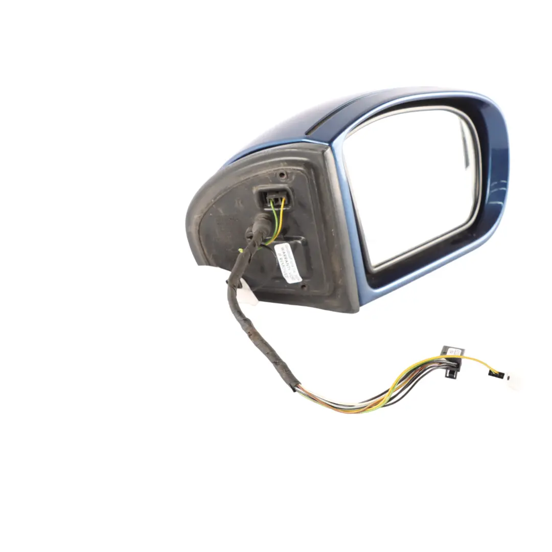 Mercedes W203 Wing Mirror Door Right O/S Auto Dip Power Fold Jaspis Blue - 345 - SKU rhd-A2038107276-JAS - Part number A2038107276