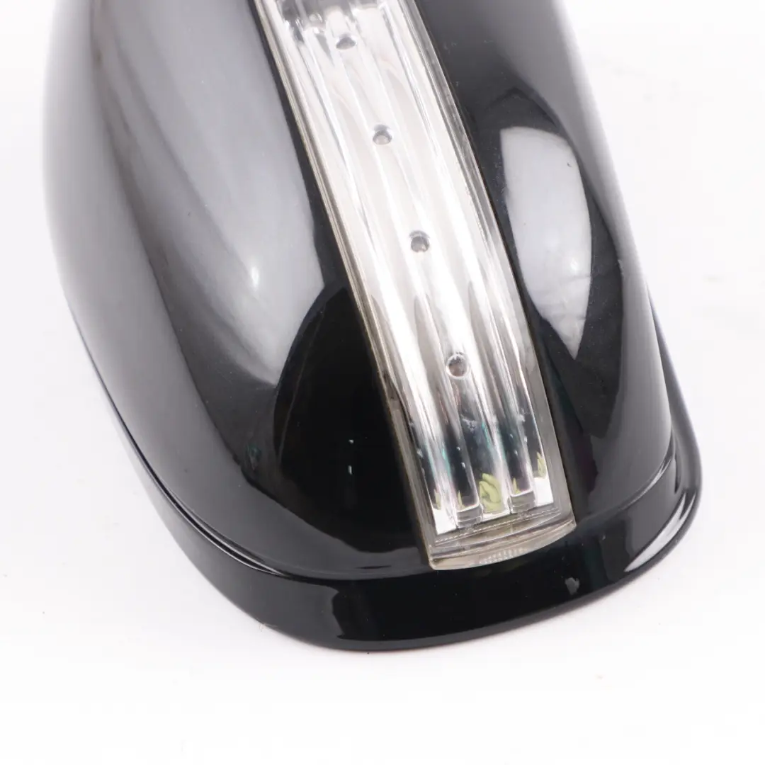 Mercedes W203 Wing Mirror Door Right O/S Auto Dip Power Fold Obsidian Black 197 - SKU rhd-A2038107276-OB2 - Part number A2038107276