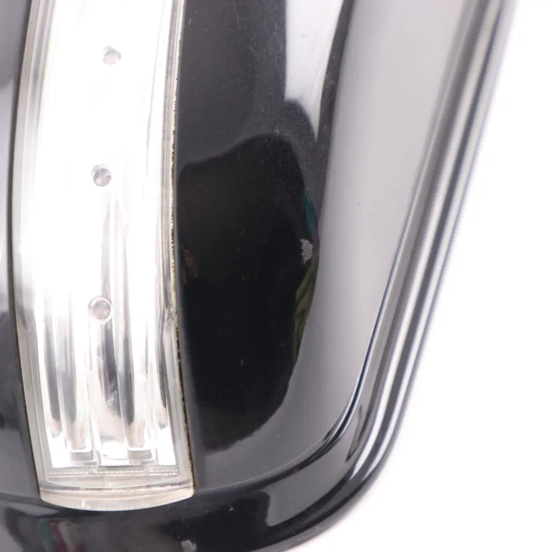 Mercedes W203 Wing Mirror Door Right O/S Auto Dip Power Fold Obsidian Black 197 - SKU rhd-A2038107276-OB2 - Part number A2038107276