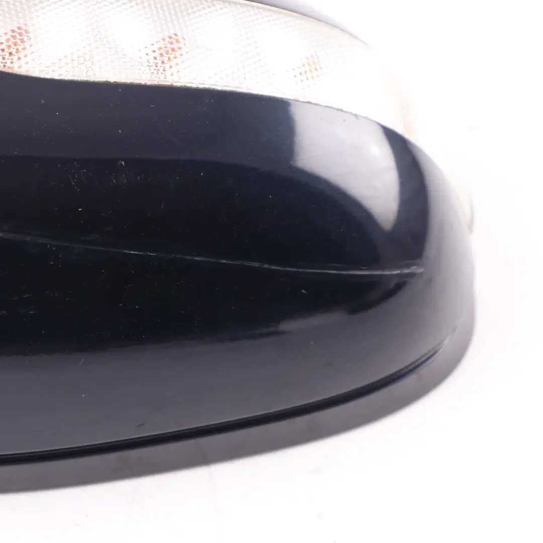 Mercedes W203 Wing Mirror Right O/S Door Auto Dip Folding Tanzanite Blue - 359 - SKU rhd-A2038107276-TB - Part number A2038107276