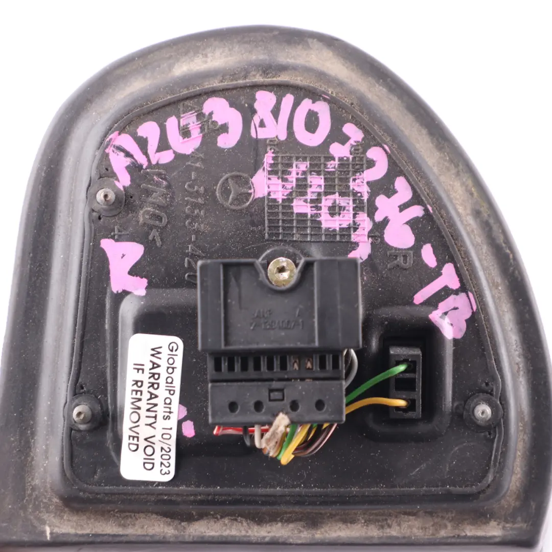 Wing Mirror Right O/S Door Auto Dip Folding Tanzanite Blue - 359 to Mercedes W203 with Part number A2038107276 Mercedes W203 Wing Mirror Right O/S Door Auto Dip Folding Tanzanite Blue - 359 - SKU rhd-A2038107276-TB - Part number A2038107276