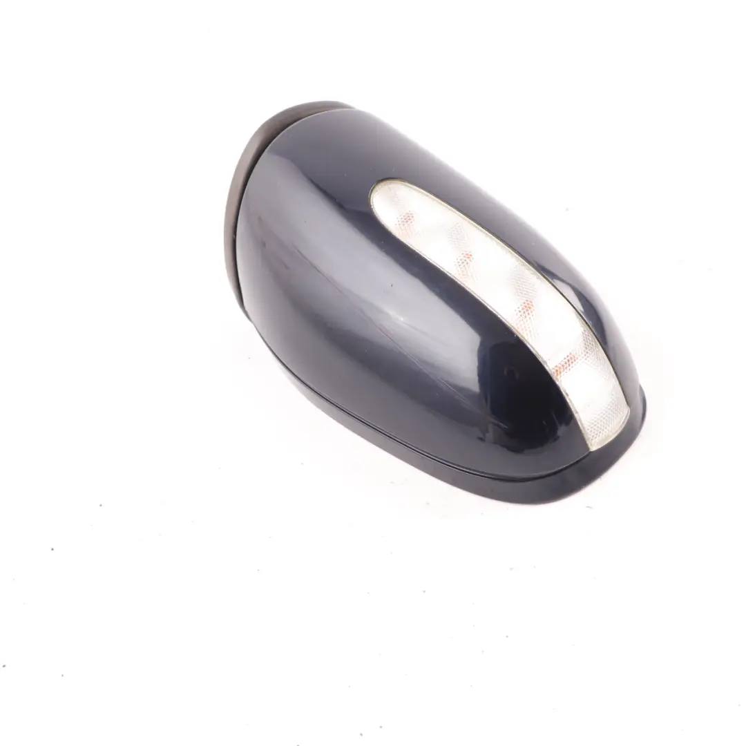 Mercedes W203 Wing Mirror Right O/S Door Auto Dip Folding Tanzanite Blue - 359 - SKU rhd-A2038107276-TB - Part number A2038107276