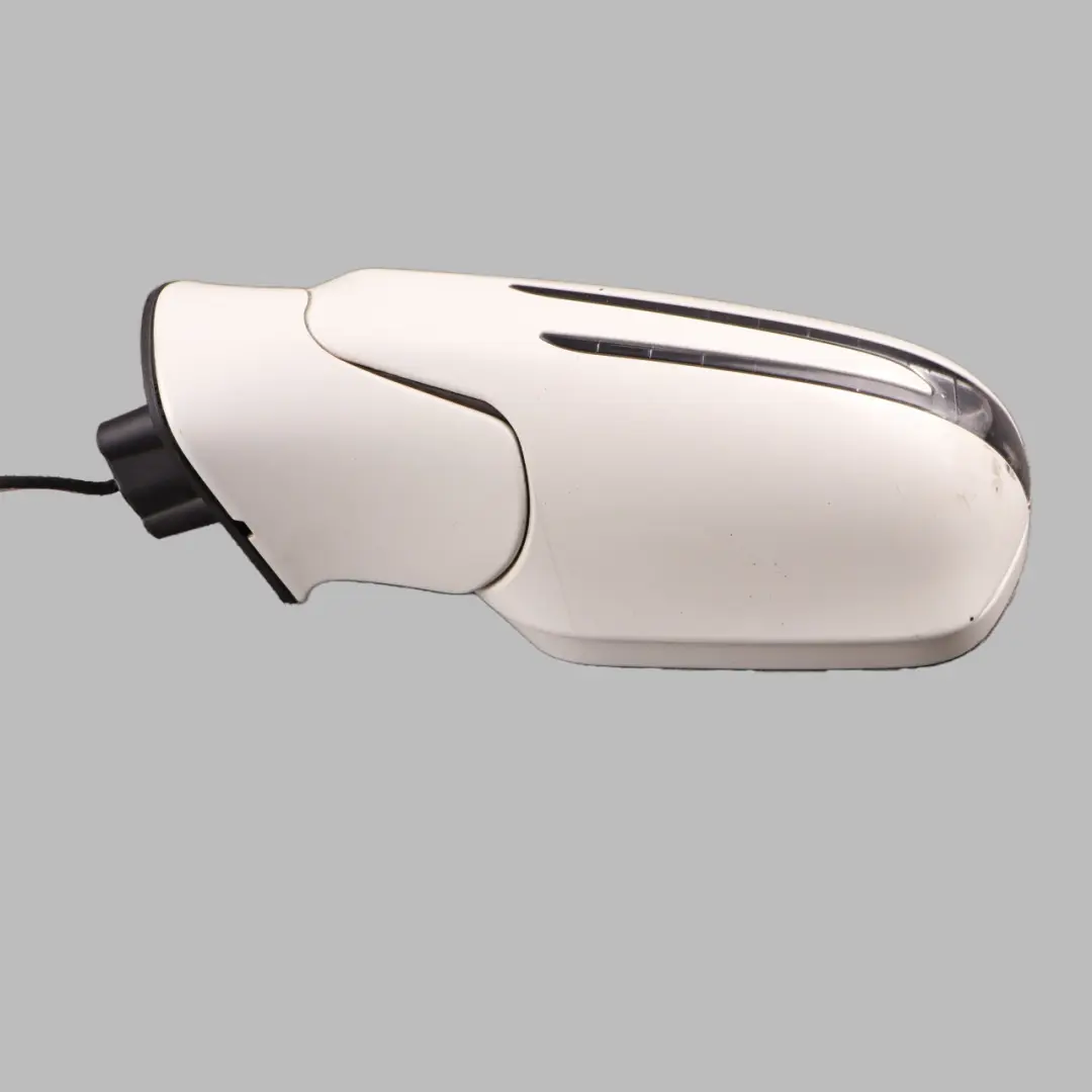 Wing Mirror Power Fold Door Left N/S Outside Calcite White 650 to Mercedes CL203 with Part number A2038109376 Mercedes CL203 Wing Mirror Power Fold Door Left N/S Outside Calcite White 650 - SKU rhd-A2038109376-CW - Part number A2038109376