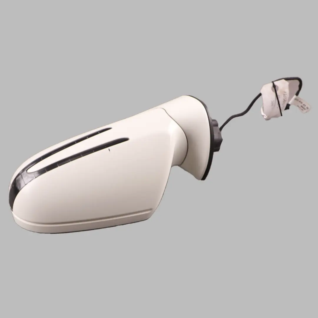 Wing Mirror Power Fold Door Left N/S Outside Calcite White 650 to Mercedes CL203 with Part number A2038109376 Mercedes CL203 Wing Mirror Power Fold Door Left N/S Outside Calcite White 650 - SKU rhd-A2038109376-CW - Part number A2038109376