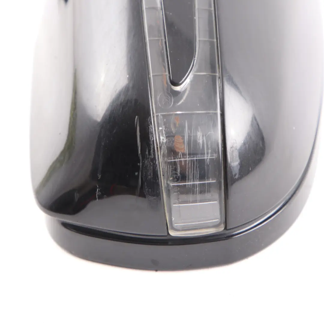 Mercedes CL203 Wing Mirror Power Fold Left Door N/S Obsidian Black Metallic 197 - SKU rhd-A2038109376-OB1 - Part number A2038109376