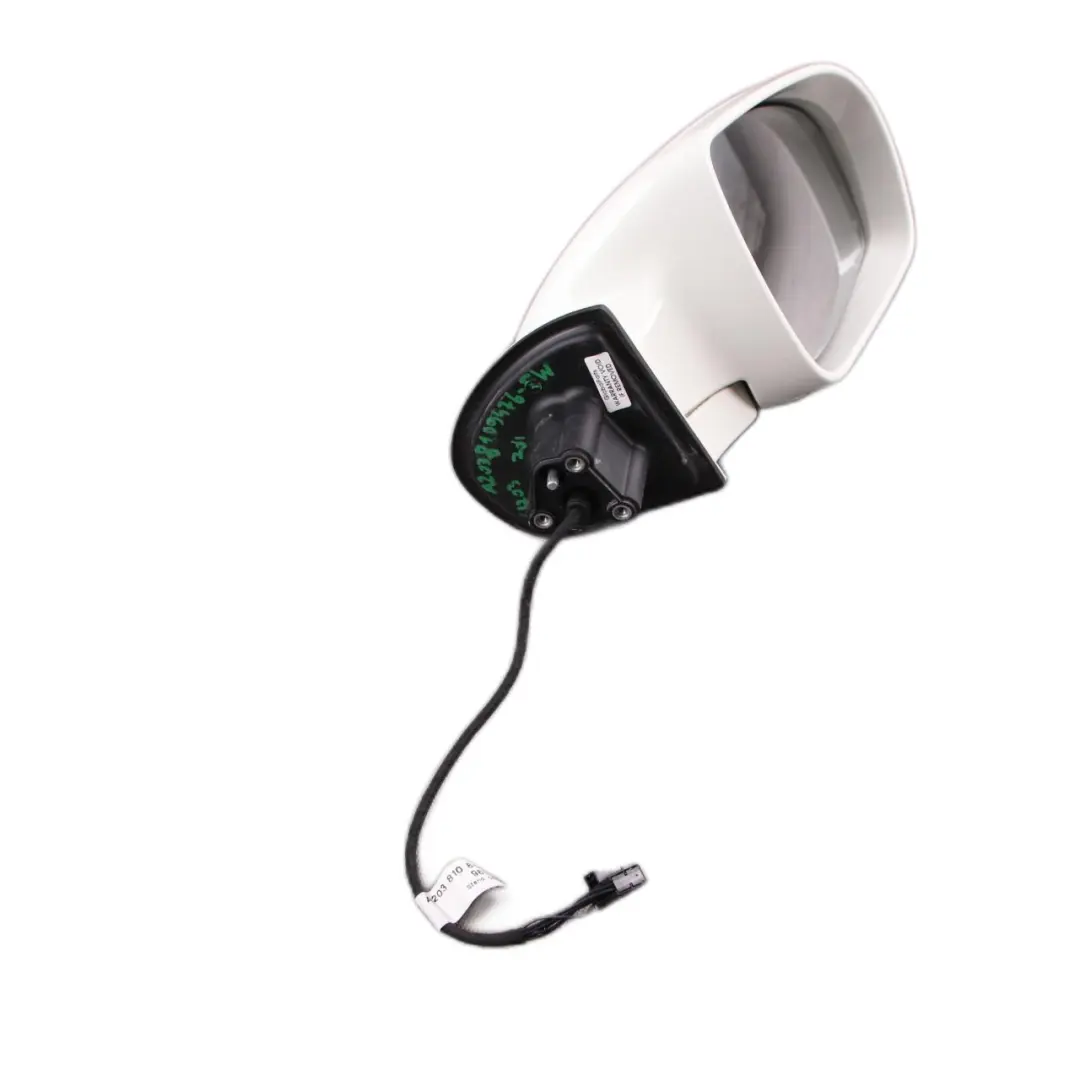  Wing Mirror Mercedes CL203 Power Fold Right Door Calcite White - 650 - SKU rhd-A2038109476-CW - Part number A2038109476